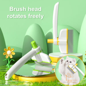Self-Cleaning Pet Comb for Floating Hair & Grooming – Dogs & Cats
