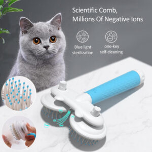 Double-headed Negative Ion One-button Self Cleaning Dog Cat Hair Removal