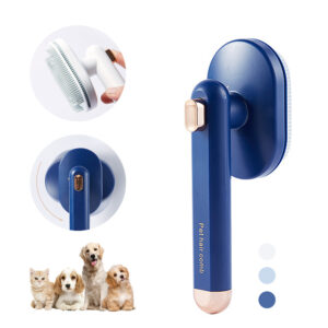 Pet Hair Removal & Self-Cleaning Grooming Comb for Cats & Dogs