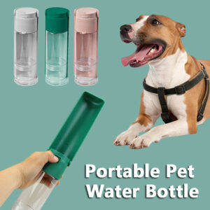Portable Pet Water Bottle & Drinking Bowl for Dogs & Cats